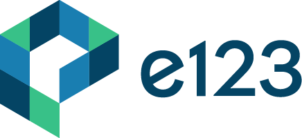 e123 logo