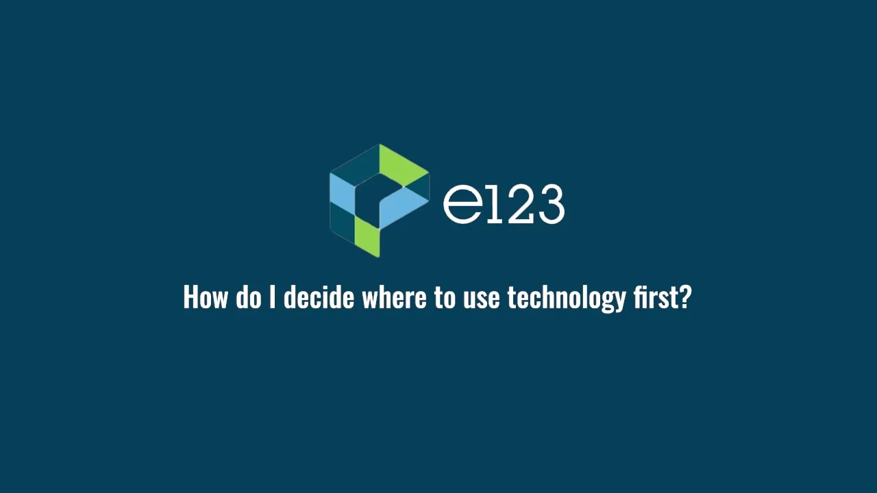 Tech Strategy - e123