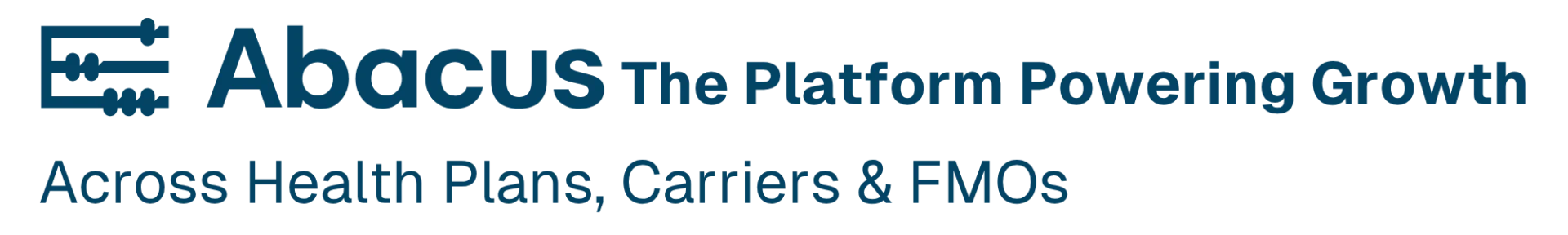 Logo with the word AOCUS and the tagline The Platform Powering Growth Across Health Plans, Carriers & FMOs in blue text.